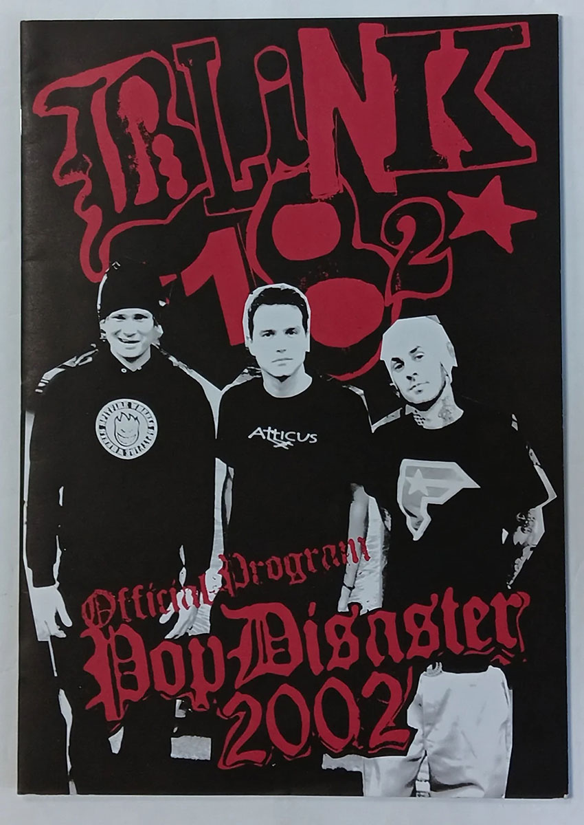 Blink-182 Pop Disaster Tour 2002 Canvas Print & Poster Wall Art - AI PRINT LAB